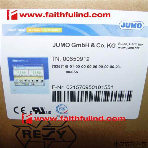 议价Jumo 00650912 久茂全新双通道控制器  DICON touch 703571/8