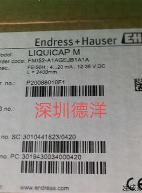 议价E+H液位计全新FMI52-A1AGEJB1A1A 原装正品