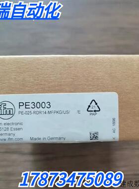 议价全新原装正品 IFM易福门 PE3003 压力传感器 现货销售