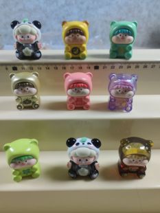 Meatball肉球棉花糖小熊系列萌粒盲袋盲盒潮玩手办迷你摆件