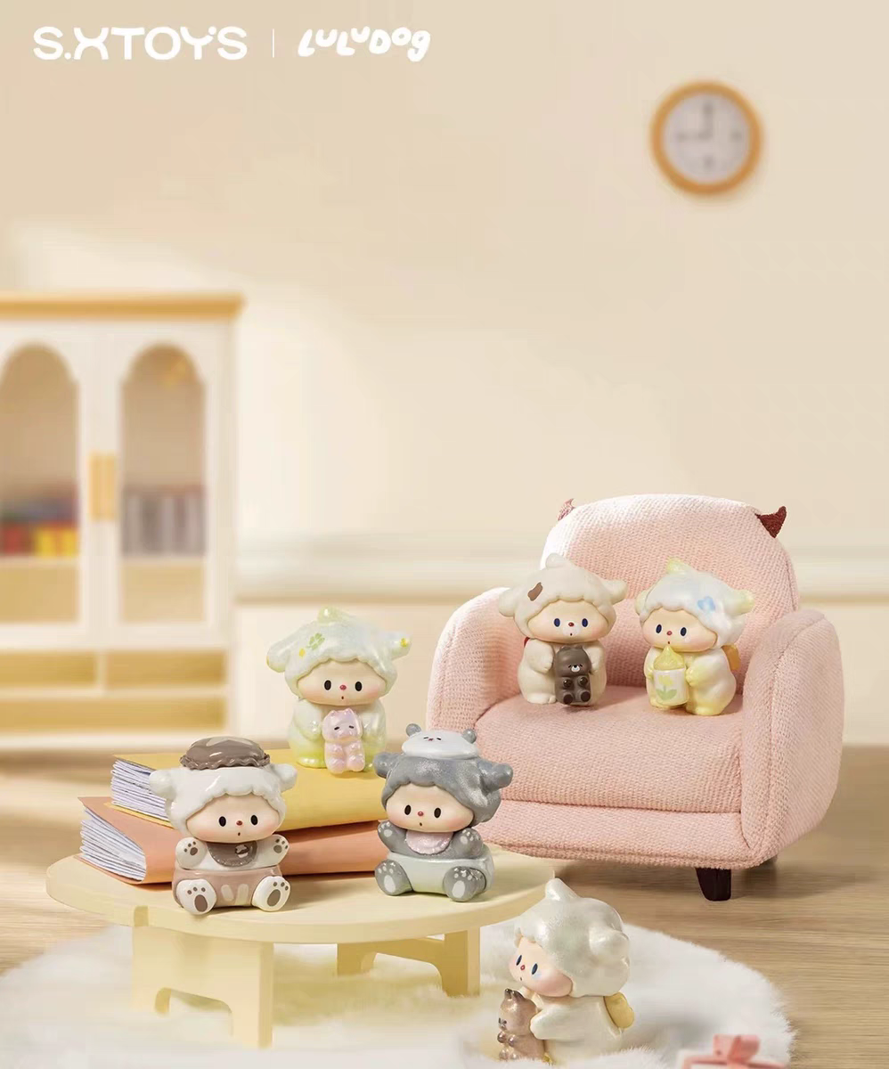 正版噜噜狗三代宝宝日记3.0系列萌粒盲盒女生礼物潮玩摆件