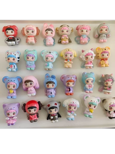 正版QUBII的动物城堡白昼&暗夜系列萌粒盲盒盲袋潮玩公仔摆件礼物