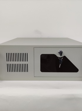 4u标准工控机箱 DVR机箱灰白黑色设备CNC电脑机箱工控 服务器机箱