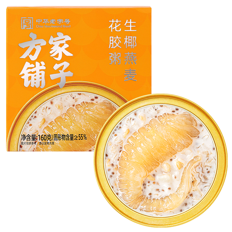 方家铺子生椰燕麦花胶粥160g