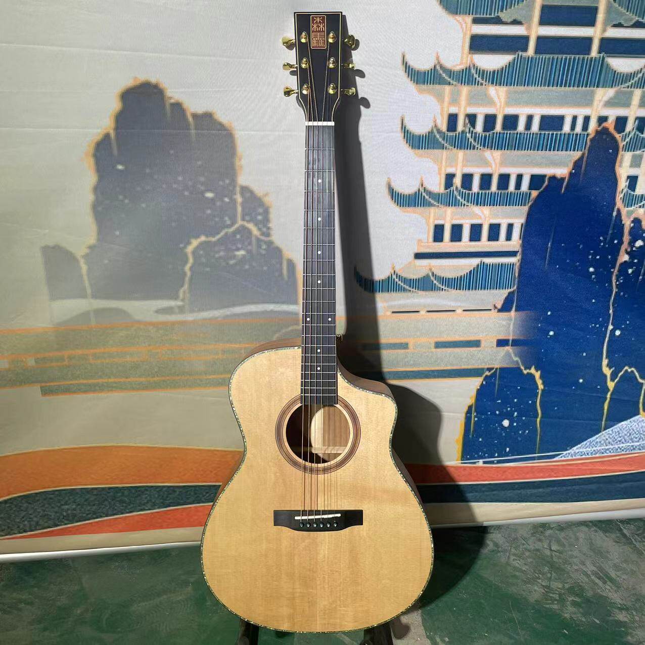 森骉吉他36寸小吉他民谣吉他手感学生入门品质