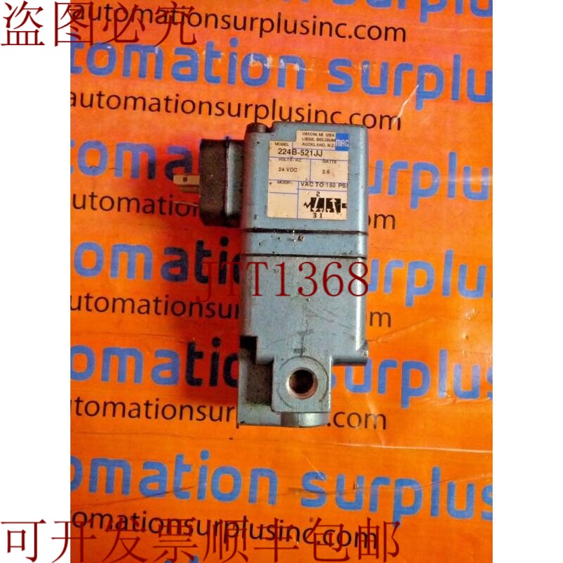 原装供应Mac 224B-521J 电磁阀,24VDC,2.5W,150PSI!!