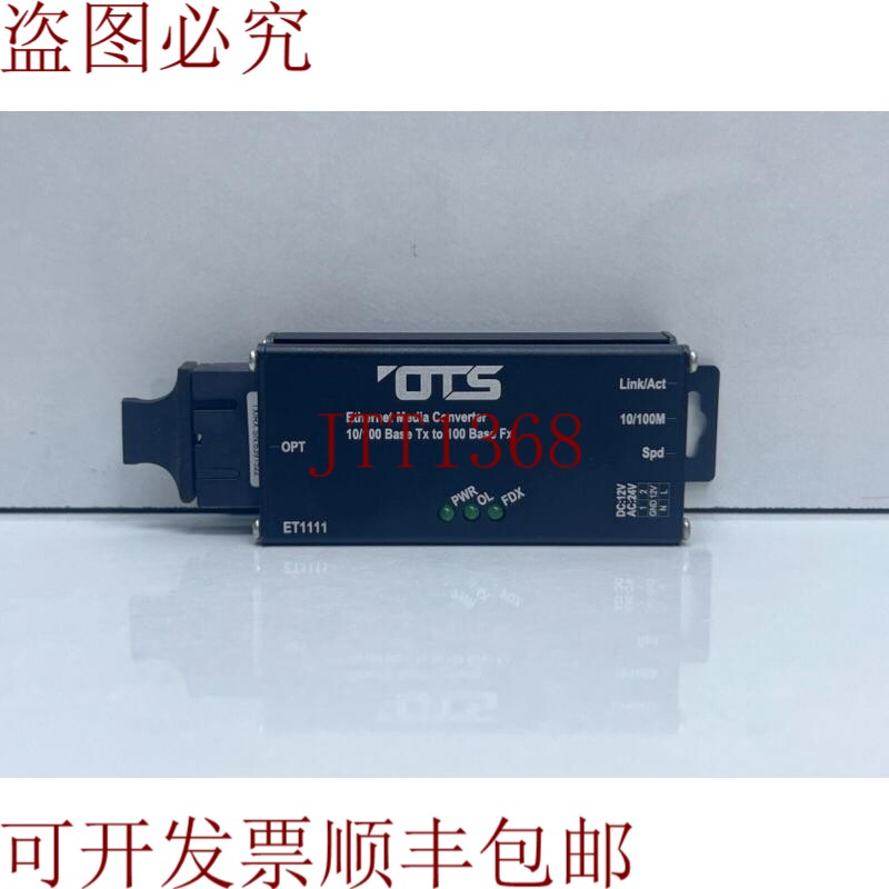 原装供应OT SYST ET11-FM-MT 工业 10/100 M 媒体转换器