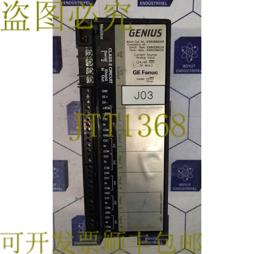 原装供应FANUC NIUS BLOCK IC660TBA026K 终端 IC660EBA026K 24VD