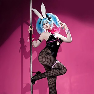 现货初的音律兔子洞cosplay服装女皮衣兔女郎动漫二次元角色扮演