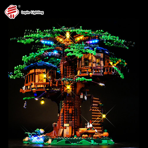 Lepin Lighting积木灯饰 适用21318树屋创意灯LED灯具 发光