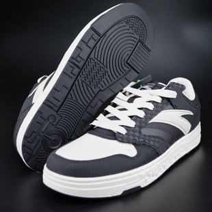 耐磨防滑情侣休闲鞋 秋冬新款 112318051 王一博同款 安踏街顽板鞋