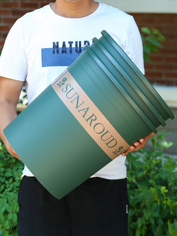 正品加厚加仑盆7加仑特大号花盆塑料树脂种树大绿植月季果树花盆