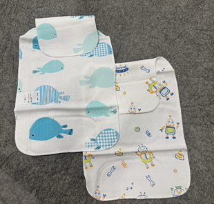 外贸原单宝宝竹棉纱布纯棉纱布吸汗巾垫背巾