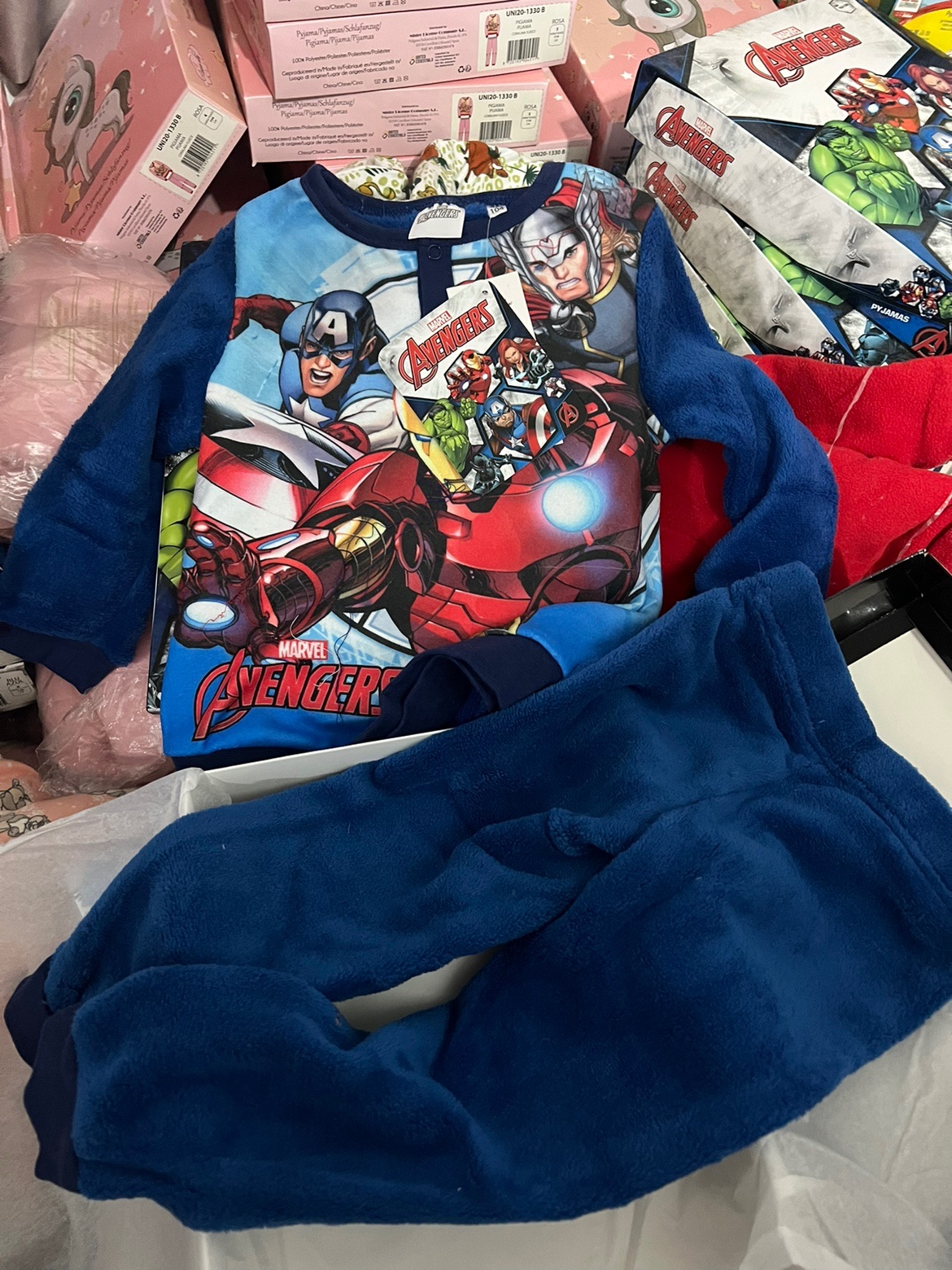 家居服卡通珊瑚绒两件套