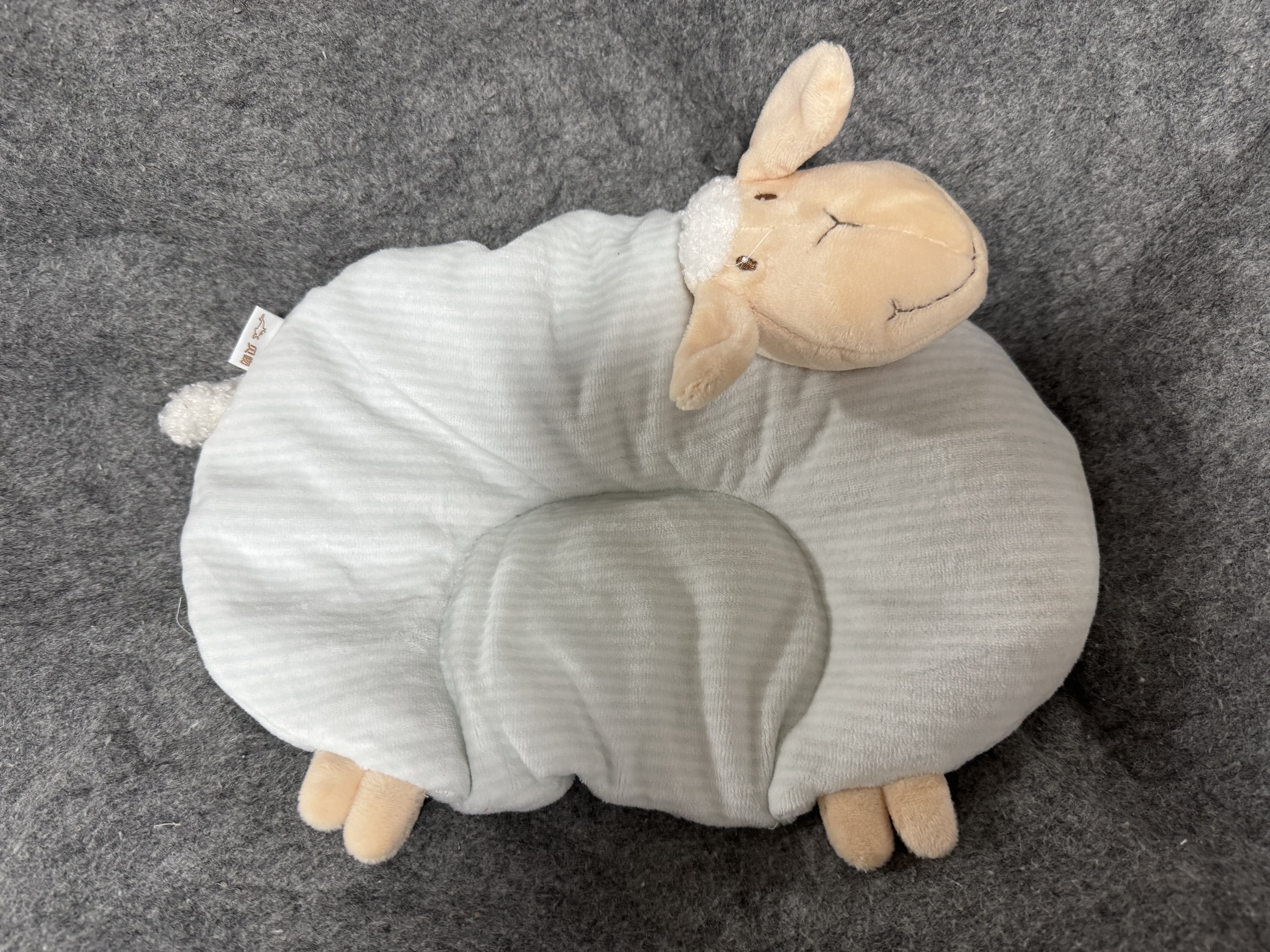 外贸原单宝宝安抚枕新生婴儿荞麦壳定型枕