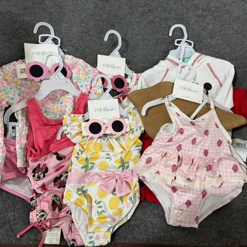 外贸原单婴幼儿连体泳衣套装女童泳衣男女宝宝游泳衣沙滩泳衣