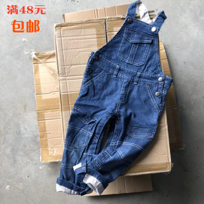 Foreign trade The original single- baby children double-deck pure cotton cowboy straps trousers cowboy Romper Climbing clothes Coverallsin the Children/Baby/Family fitted , Jumpsuit/Climbing clothes/Romper  category - from Buy2taobao.com to provide professional Taobao agent buy service