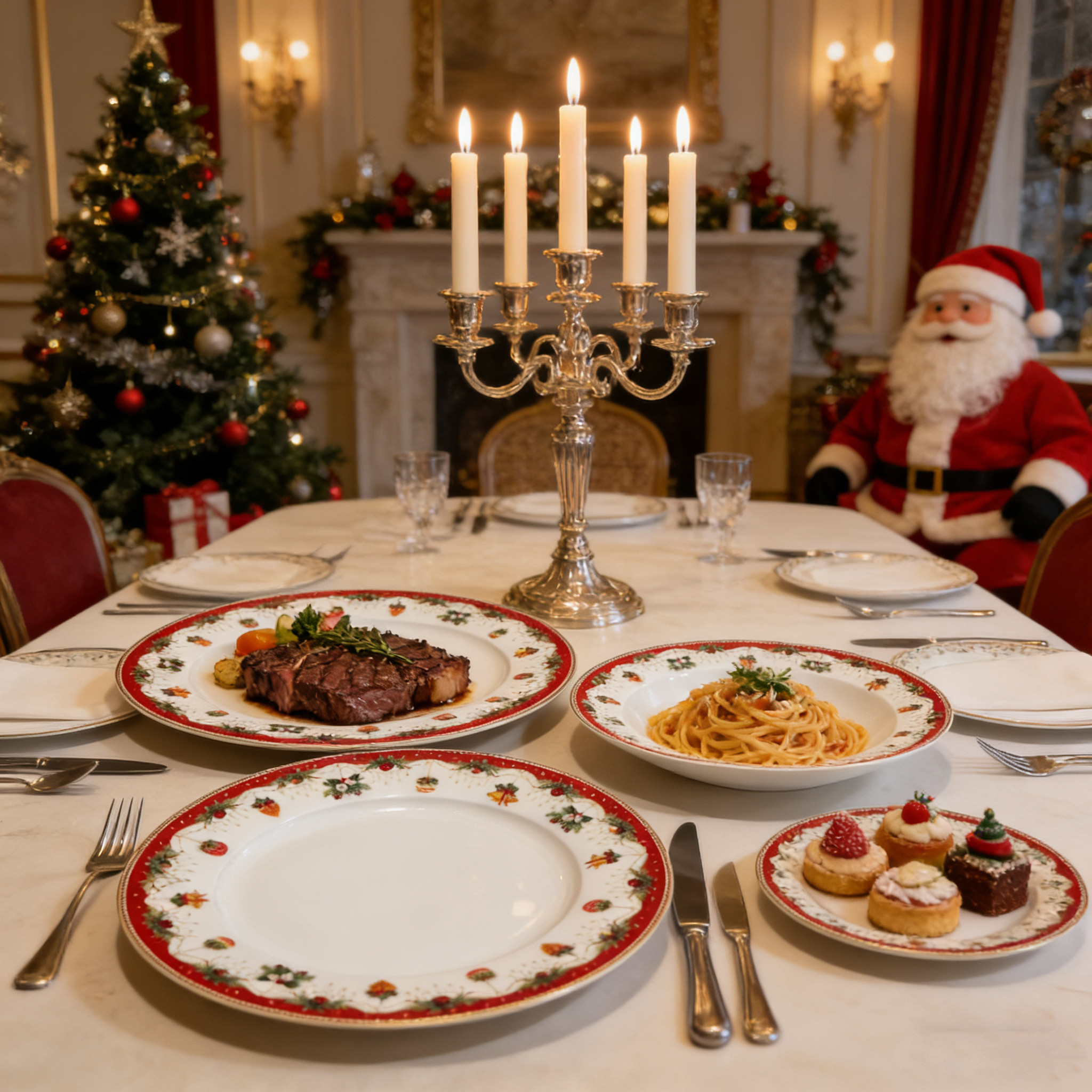 外贸原单出口高端西式圣诞餐盘西餐盘牛排盘陶瓷盘子10寸大平盘,餐饮具,餐具瓷器套装,淘宝优惠券,粉丝福利购,淘宝优惠卷
