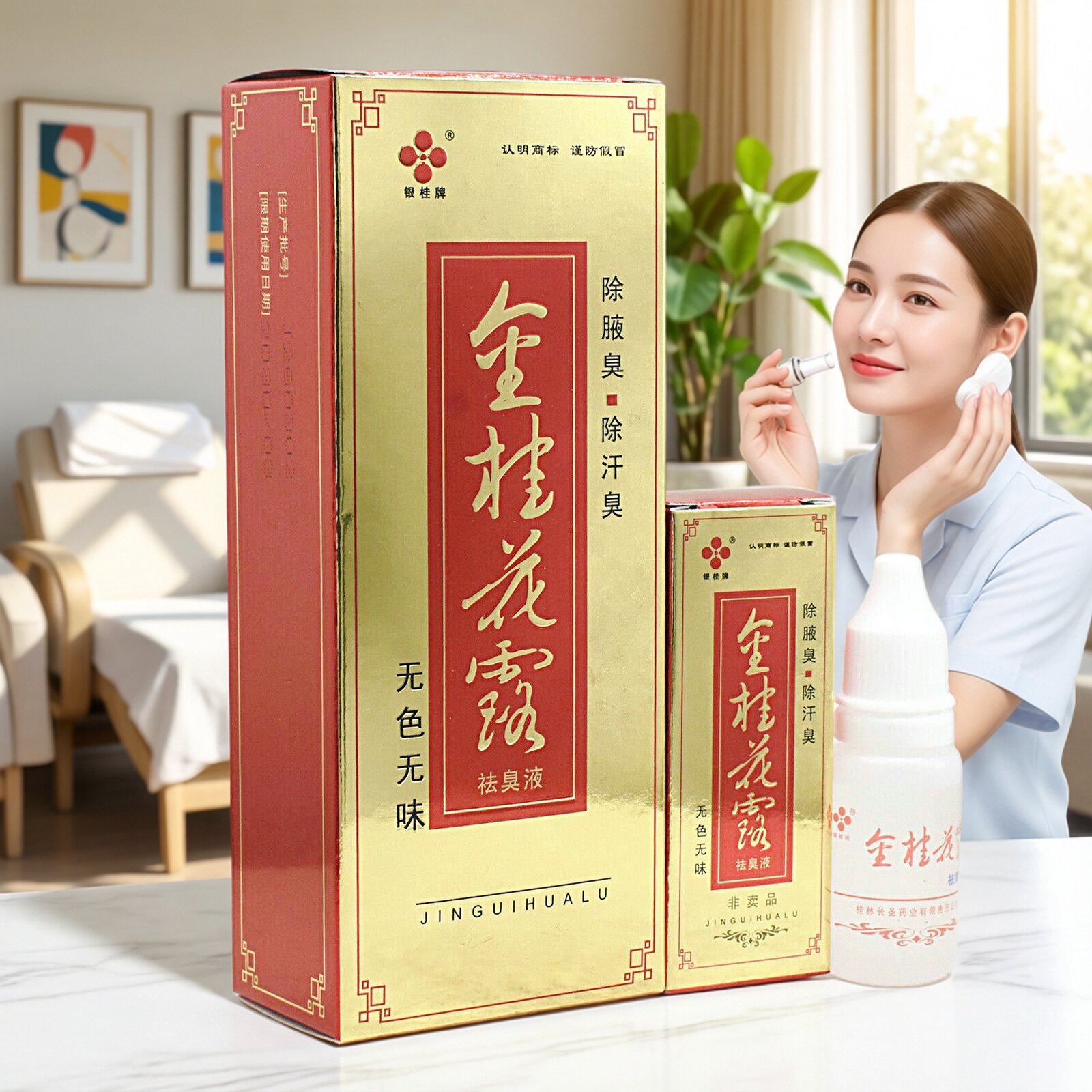 金桂花露祛臭液24ML腋臭汗臭