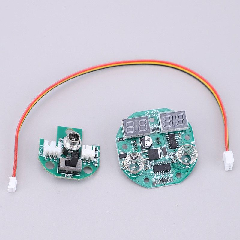 专业生产研发PCB/12V筋膜枪按摩器智能触摸带液晶数控控制器主板