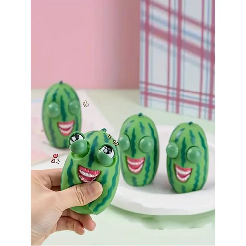 2D Plane, Laugh Out Loud Funny Bouncing Eye Watermelon