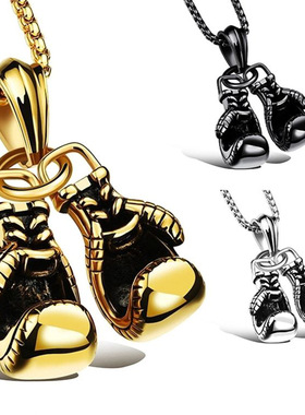 New Luxury Mini Boxing Glove Present& Necklace For Men