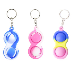 Rainbow Simple Dimple Push Bubble Fidget Sensory Toy Needs