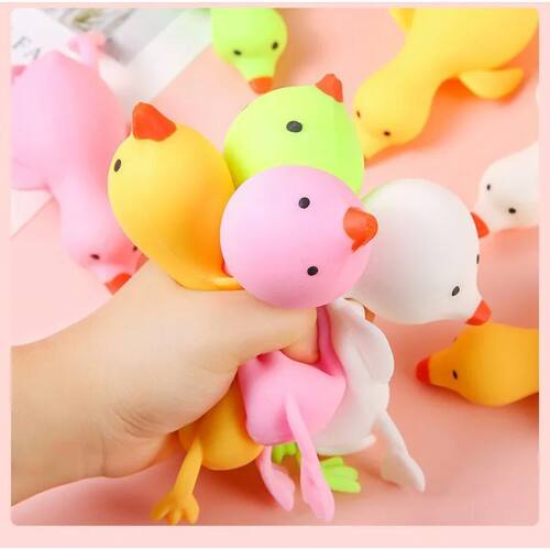 Antistress Duck Squeeze Toys Goose Cute Kawaii Animals Vent