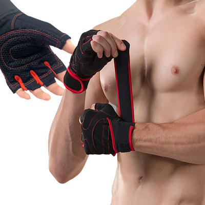 With Belt Body Building Fitness Gym Gloves Crossfit Weight