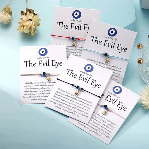 Amulet Turkish Blue Evil Eye Bracelet for Women Men