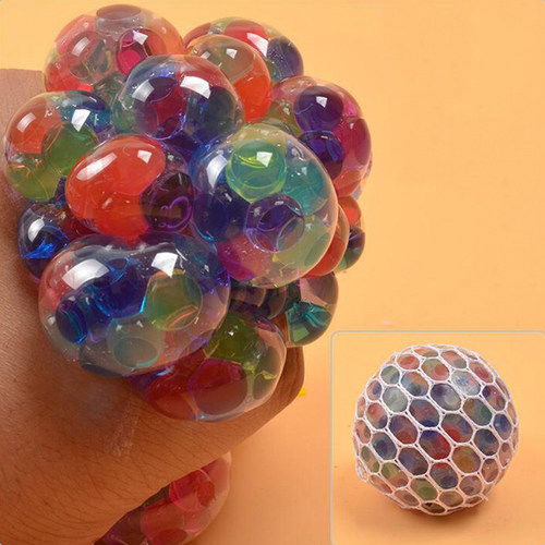 Colorful Grape Ball Antistress Toys Squishy Squish Toy