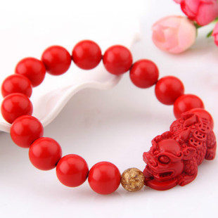 2021 Cinnabar Red Pixiu Chinese Red Zodiac Year Temple