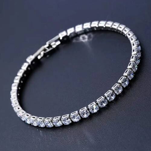 4mm  Tennis Bracelet Iced Out Chain Bracelets For Women Men