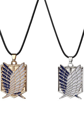 1pc Anime Attack on Titan alloy Necklace figure Toys Wings