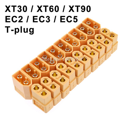 10 Pairs XT30 XT30U XT60 XT60H XT90 EC2 EC3 EC5 T Plug