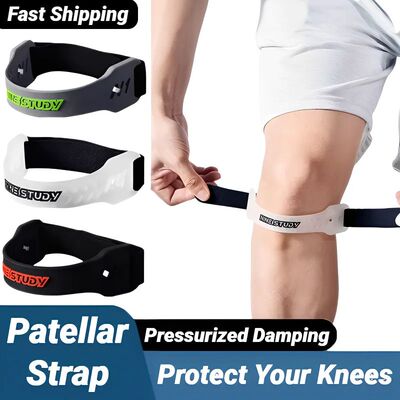 Adjustable PVC Knee Patellar Band Tendon Support Strape