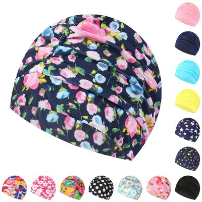 Swimming Hat Women Unisex Girls Long Hair Bathing Cap Swimm