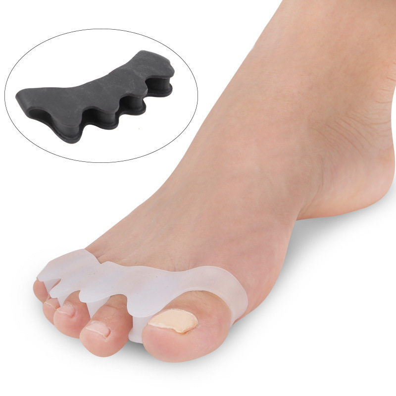 NEW 1PAIR TOE CORRECTOR TOE PROTECTOR SILICONE BUNION THUMB