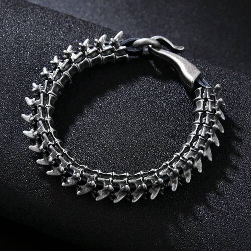 Men's Bracelet 1PC Men's Fashion Hip Hop Black Dragon