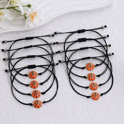 12pc Basketball Bracelet for Men Football Rugby Volleyball