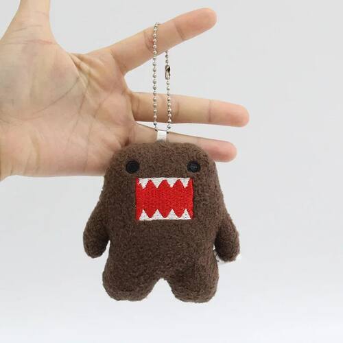 Kawaii Cute Domo Kun Plush Keychain Anime Keyring Charm for