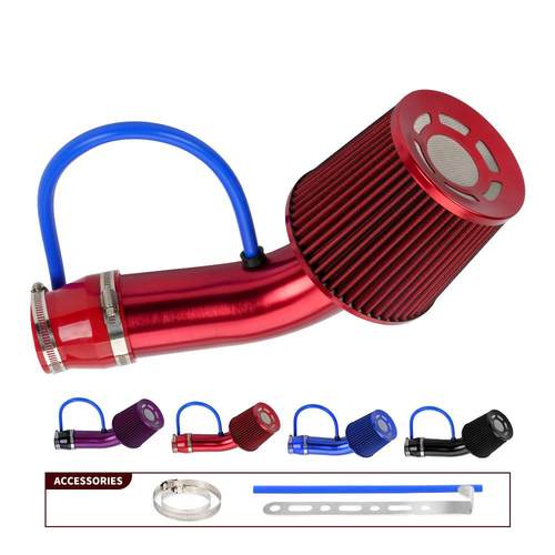 AY汽车空气滤清器改装76mm铝合金滤芯器冷空气进气过滤器感应套aZ