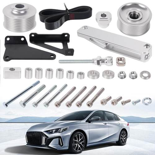 AY汽车改装配件适用于本田K20 K24发动机A/C P/S消除器删除滑轮aZ