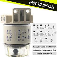 AY汽车改装船用燃油滤清器S3213油水分离器总成燃料水分离过滤aZ