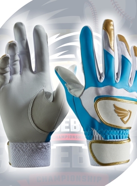 WING`S翅膀2025款 打击手套 棒球 垒球 羊皮 训练加厚 高寿命蓝色