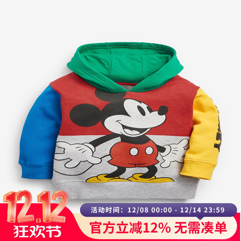 英国Next纯棉米老鼠套头衫卫衣