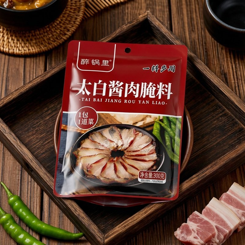 太白酱肉料300g/袋地道川味家用酱肉腌料可腌制腊肉酱牛肉五花肉,粮油调味/速食/干货/烘焙,酱类调料,淘宝优惠券,粉丝福利购,淘宝优惠卷