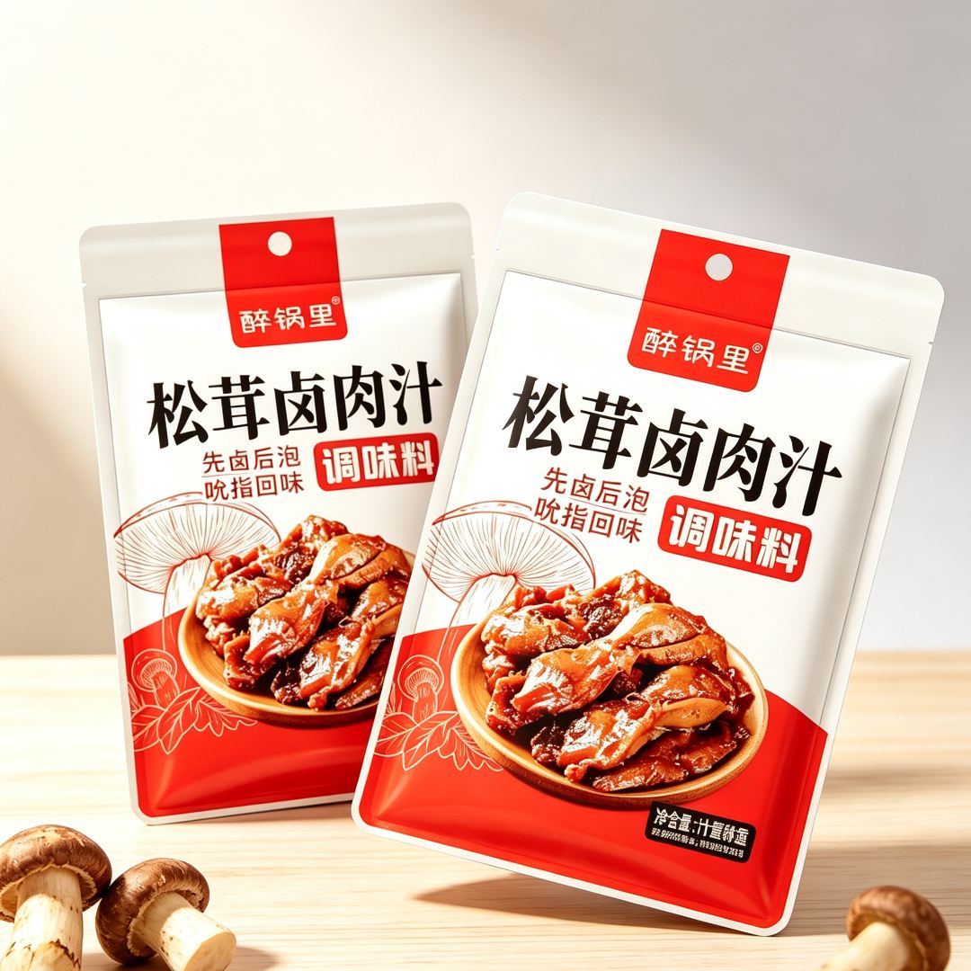 活动松茸卤肉汁家用调味料卤肉饭酱汁五香炖肉料包肉夹馍潮汕浓郁