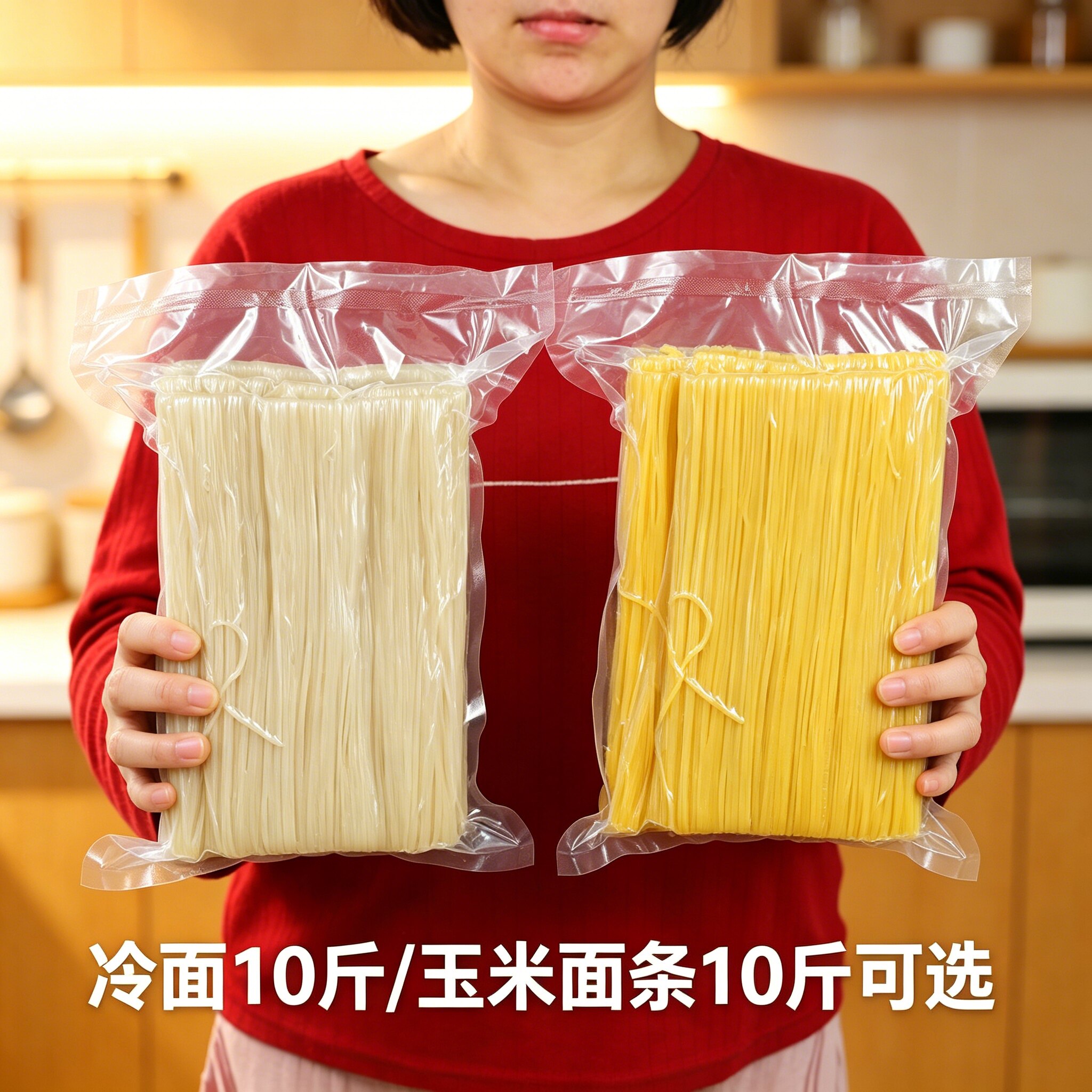 5斤10斤 大冷面东北特产商用冷面面饼非真空包装朝鲜延吉韩国