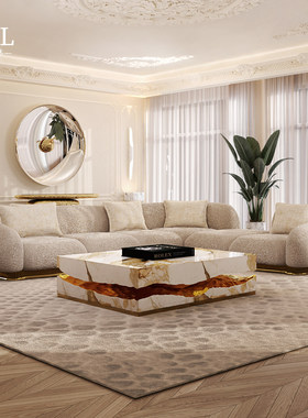 Boca Do Lobo奢华弧形沙发Luxurious curved fabric sofa浙江定制